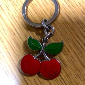 Coach cherries key chain